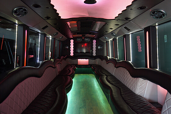 Nashville party bus service with great sound system